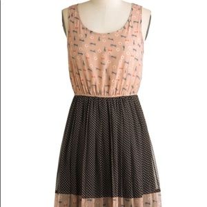 ModCloth Cat Long Last Dress FINAL DROP